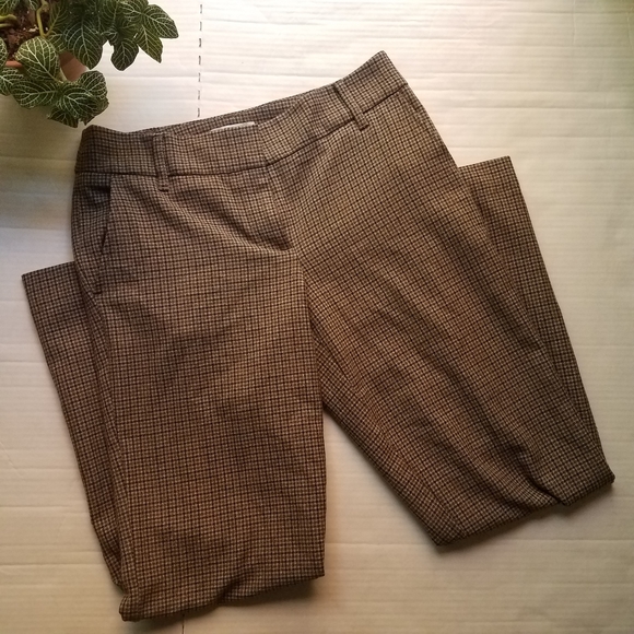LOFT Pants - Ann Taylor Loft Plaid Trousers